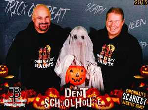 With our FAVORITE Ghost at Dent Schoolhouse - Trick-or-Treat